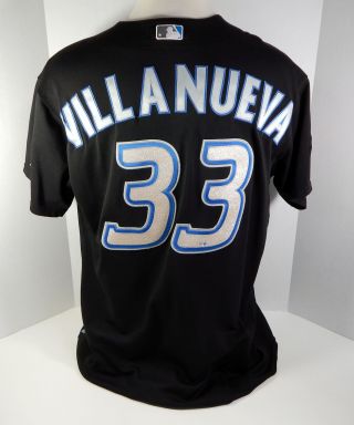2011 Toronto Blue Jays Carlos Villanueva 33 Game Black Mothers Day Jersey