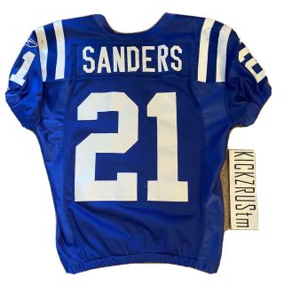 2004 Bob Sanders Game Worn Indianapolis Colts Jersey Heavy Wear 21 Nfl