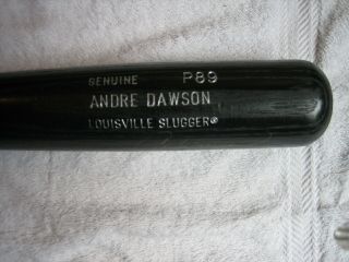 Andre Dawson SIGNED & Game Louisville Slugger Bat Chicago Cubs MEARS Authen 2