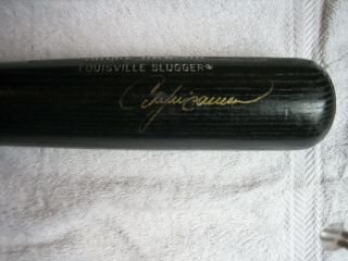 Andre Dawson SIGNED & Game Louisville Slugger Bat Chicago Cubs MEARS Authen 3
