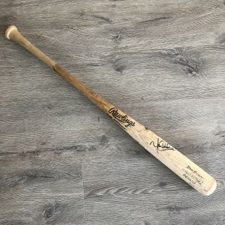Manny Ramirez Cleveland Indians 1996 Signed Game Baseball Bat
