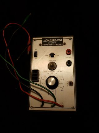 Vintage Micronta Dynamic Transistor Checker Tester Japan