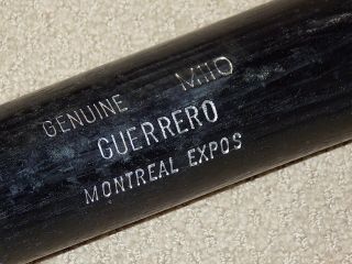 Vladimir Guerrero H&B Game Signed Bat Montreal Expos PSA DNA GU 9 3