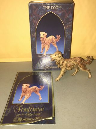 Vintage 1992 Fontanini Heirloom Nativity 5” The Dog 52538 Roman