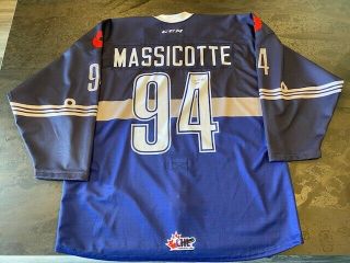 Rimouski Oceanic 94 Massicotte 2018 Remembrance Day Game Worn Jersey Qmjhl