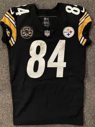 2017 Game Used/worn Antonio Brown - Steelers Dmr Autogrpahed Jersey Vs.  Ravens