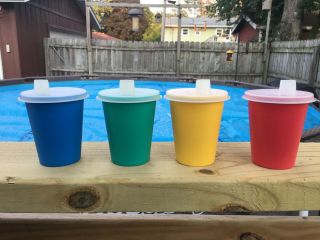 Vintage First Year Sippy Cups With Lids