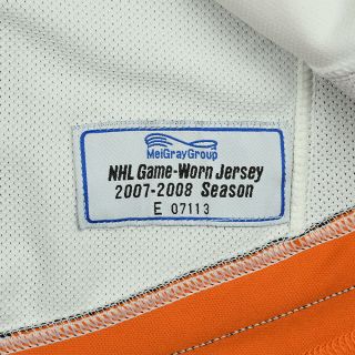 2007 - 08 Aaron Johnson York Islanders Game Issued Reebok Hockey Jersey NHL 2