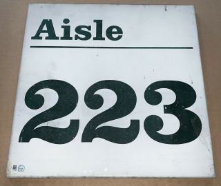 Chicago Cubs Wrigley Field Authentic Stadium Aisle 223 Marker Sign Mlb Hologram