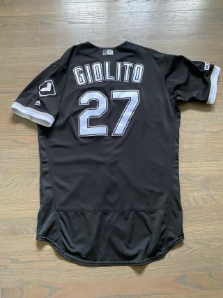 Lucas Giolito Chicago White Sox Game Used/worn Jersey