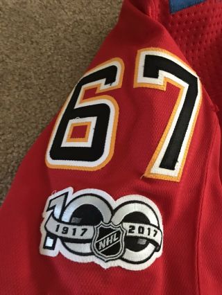 Michael Frolik 2017 - 18 Game Worn & Calgary Flames Hockey Jersey - 100 Patch 3