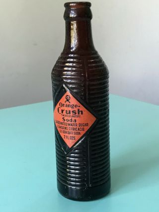 Vintage Orange Crush Soda Bottle Great Shape No cracks or chips. 2