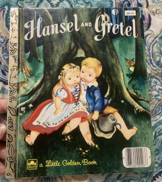 Vintage Little Golden Book Hansel And Gretel The Brothers Grimm Eloise Wilkin