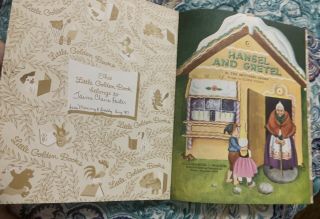 Vintage Little Golden Book Hansel And Gretel The Brothers Grimm Eloise Wilkin 2