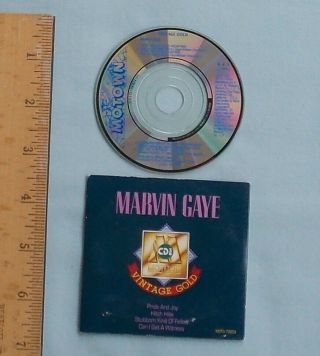 Marvin Gaye - Motown Vintage Gold Cd3 Mini 3 Inch Cd Disc,  Combined S&h 60s Soul