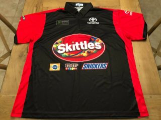 Kyle Busch Nascar Race Pit Crew Shirt Xxl 2019 Skittles