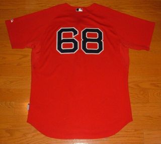 BOSTON RED SOX ROBERT COELLO GAME WORN ALTERNATE 2010 JERSEY WITH HOLOGRAM 3
