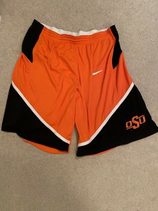 Nike Authentic Oklahoma State Game Worn Team Issued Shorts 48,  2