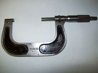 Vintage Brown & Sharpe No.  63 2 - 3” Outside Micrometer Usa Pat.  December 30 1902