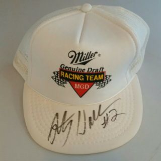Rusty Wallace Signed Nascar Miller Draft Racing Team Hat