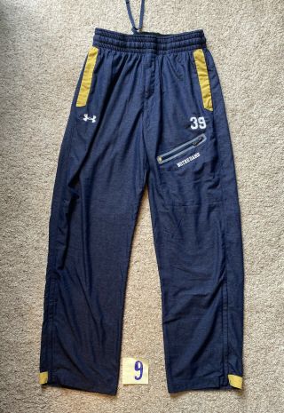 Notre Dame Football Team Issued Under Armour Pants Size Medium