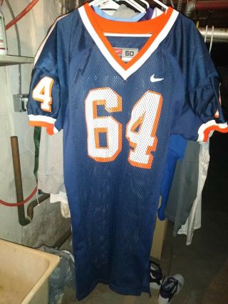 Vtg Nike Syracuse Orangemen Game Worn Jersey Size 50,  6