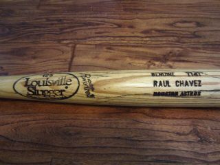 Raul Chavez 2003 - 2005 Houston Astros Game Louisville Slugger Bat Expos