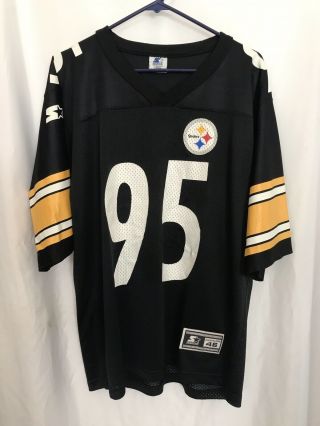 Vintage Starter Pittsburgh Steelers Greg Lloyd 95 Jersey Size 46 Large