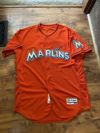 Game Issue Miami Marlins Jersey 2016 Cody Hall