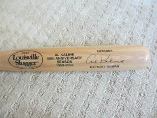 Al Kaline Hof Detroit Tigers,  2002 50th Anniversary Louisville Slugger Bat 29.  5 "