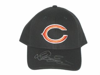 Dieter Eiselen Signed Navy Orange Chicago Bears Ots All - Star Adjustable Hat Cap
