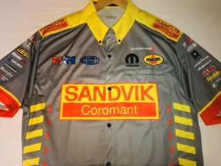 Medium Dsr Nhra Drag Racing Pit Crew Shirt Matt Hagan Schumacher Sandvik