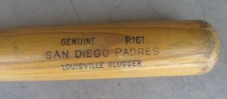 Vintage H & B San Diego Padres Louisville Slugger Ri61 Baseball Game Bat