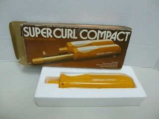 Vintage " Curl Compact " Cordless Portable Curler By/gillette