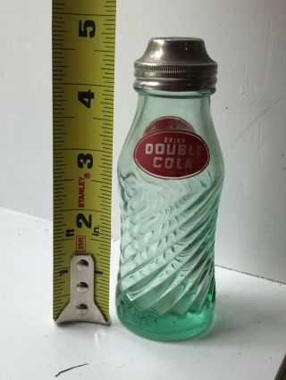 Vintage Mini 5” Drink Double Cola Bottle Toothpick Dispenser