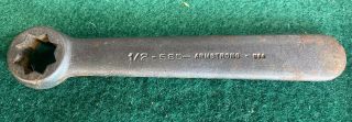 Vintage Armstrong 585 8 Point Lathe Tool Post Wrench