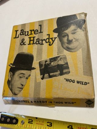Vintage Feat Films 8mm Laurel & Hardy Hog Wild