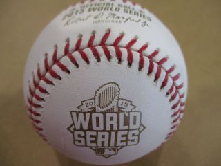 2015 World Series Official Rawlings Baseball - Kansas City Royals - A