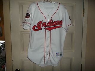 Cleveland Indians Game Worn Jersey (n.  O.  B.  Lach).