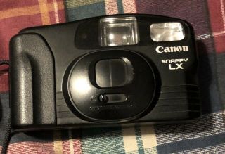 Vintage Canon Snappy Lx 35mm Film Camera Point & Shoot