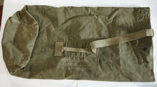 Vintage Us Military Duffel Bag 1970s