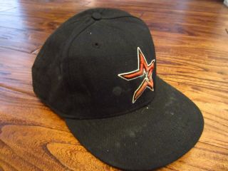 Daryle Ward 2000 - 2002 Houston Astros Game Worn Hat Cap Cubs Pirates 31