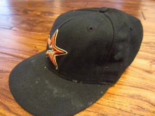 Daryle Ward 2000 - 2002 Houston Astros Game Worn Hat Cap Cubs Pirates 31 2
