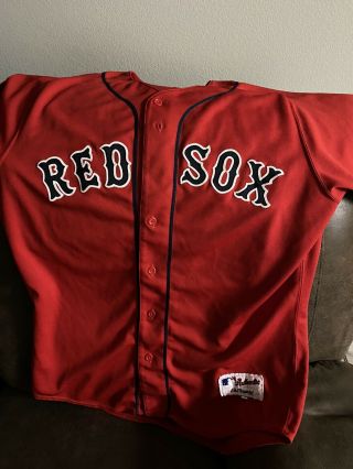 2007 Boston Red Sox Kevin Cash Game Worn Alternate Jersey