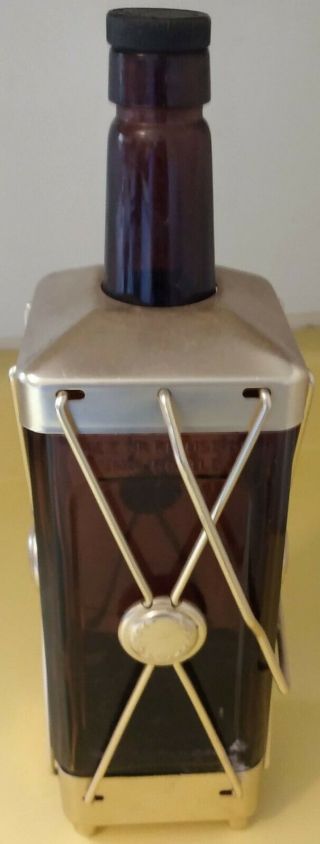 Vintage Swiss Harmony Inc.  Whiskey Decanter Bottle Music Box 2
