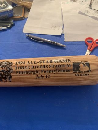 1994 All Star Game Bat 34 " Louisville Slugger Pittsburgh