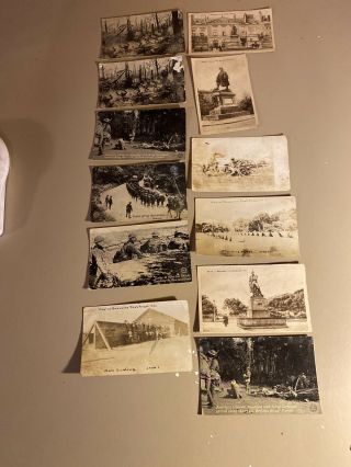 Vintage Postcards Soldiers Ww1 1 Addressed To Soldier