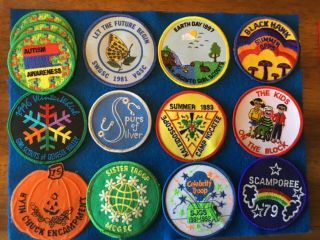 14 - Vintage Girl Scout Event/fun Patches - See Photo