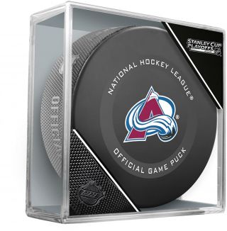 Colorado Avalanche Inglasco 2020 Stanley Cup Playoffs Official Game Puck