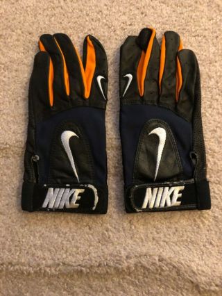 Gary Sheffield Game Nike Batting Gloves With Detroit